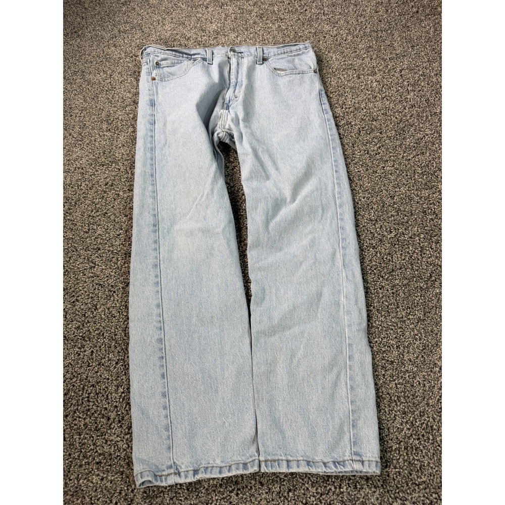 Levi's 505 Regular Fit Straight Jeans Men's Size 36X29 Blue